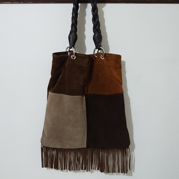 D2 Handbags - D2 Leather Bag with fringe